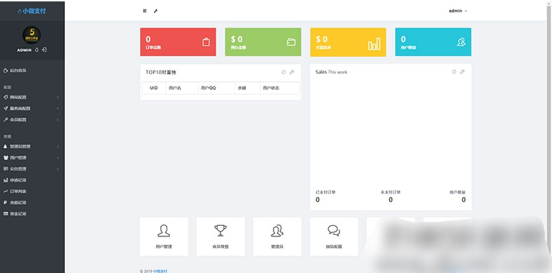 ThinkPHP小微支付服务商源码｜支付接口管理与商户服务系统