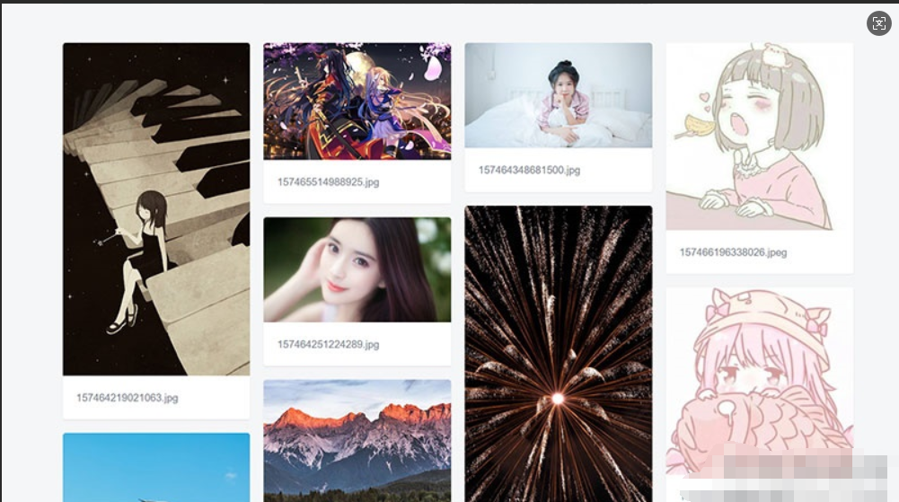 PHP京东图床外链上传+瀑布流图片展示源码-蜡笔傻新源码