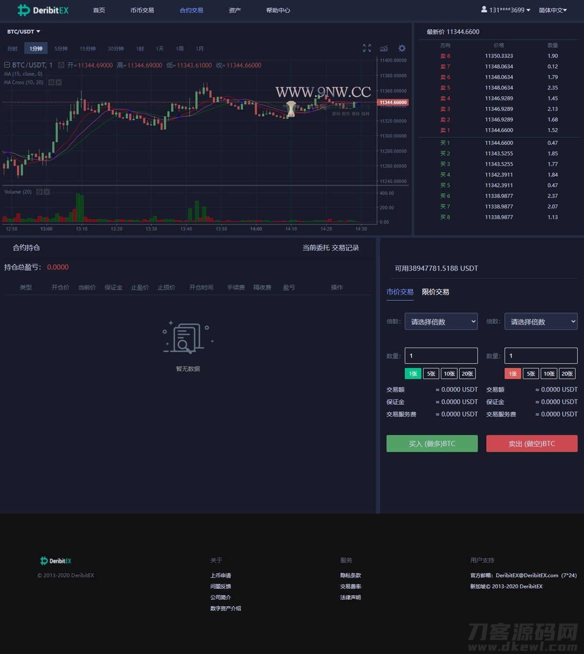 图片[2]-价值4万的「优化版」数字资产交易所源码｜币币交易｜C2C交易｜交易机器人｜撮合交易｜合约交易