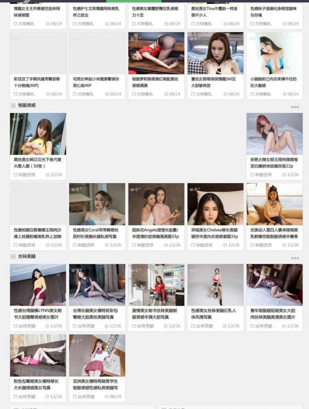 图片[2]-知更鸟MM图片采集站源码 自带7条采集规则 WordPress内核