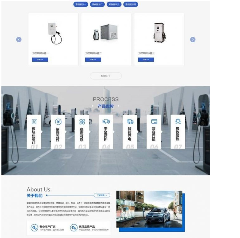 图片[3]-织梦dedecms蓝色大气新能源汽车充电桩公司网站模板 带手机版
