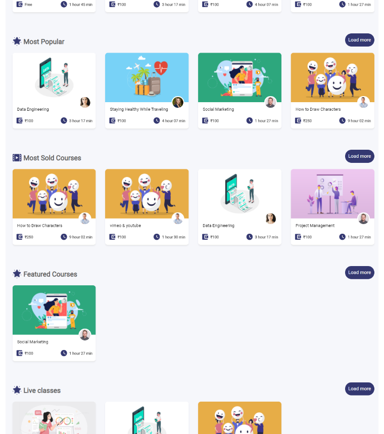 图片[3]-功能强大的国外商业PHP在线教育系统LMS源码/直播课程系统