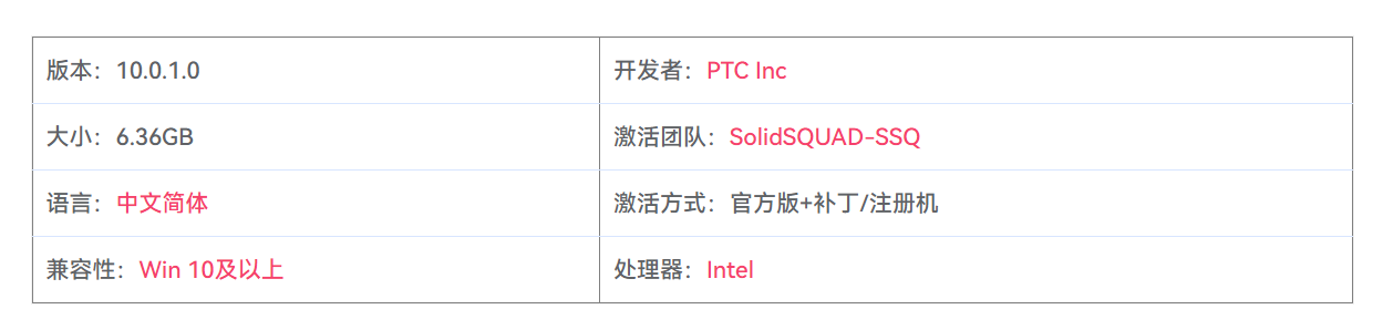 图片[2]-PTC Creo 10.0.1.0 3D/CAD模型辅助设计