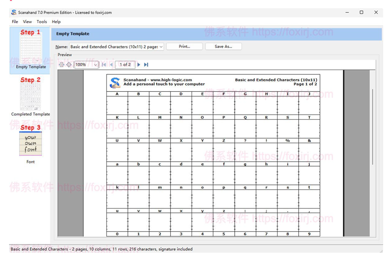 Scanahand Premium 8.0.0.311 个性化手写字体生成