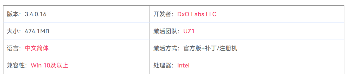 图片[2]-DxO PureRAW 3.4.0.16 RAW图像编辑处理