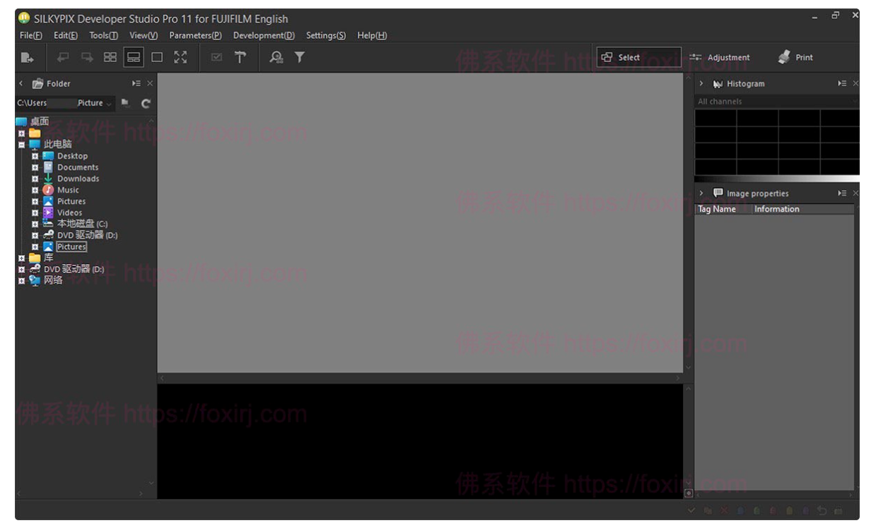 SILKYPIX Developer Studio Pro for FUJIFILM 11.4.10.0 富士相机图片处理