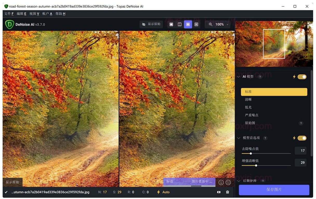 Topaz DeNoise AI 3.7.2 AI图片智能降噪