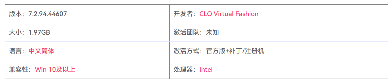 图片[2]-CLO Standalone OnlineAuth 7.2.94.44607 3D可视化服装设计