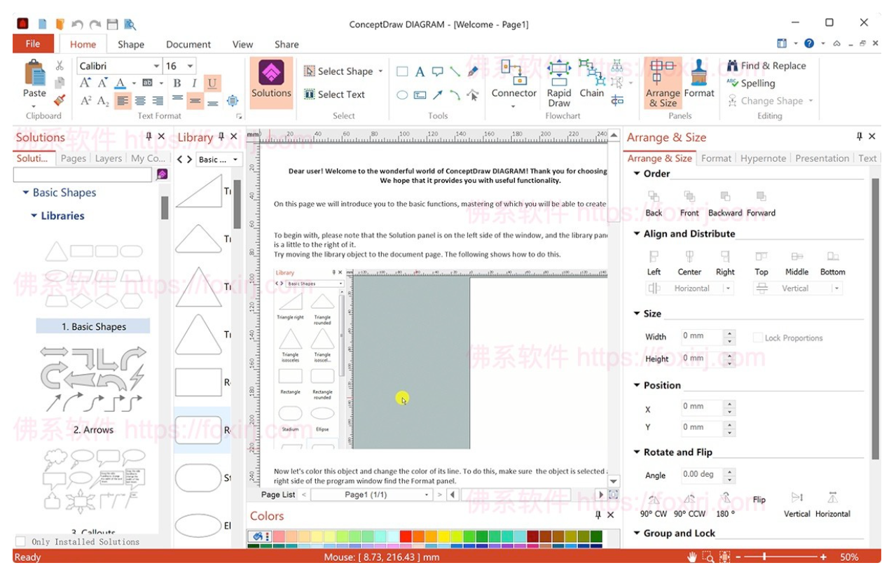 ConceptDraw DIAGRAM 16.0.0.223 商业绘图设计