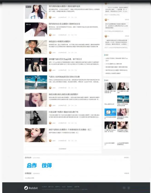 图片[2]-WordPress博客SEO自媒体资讯主题模板RabbitV2.0