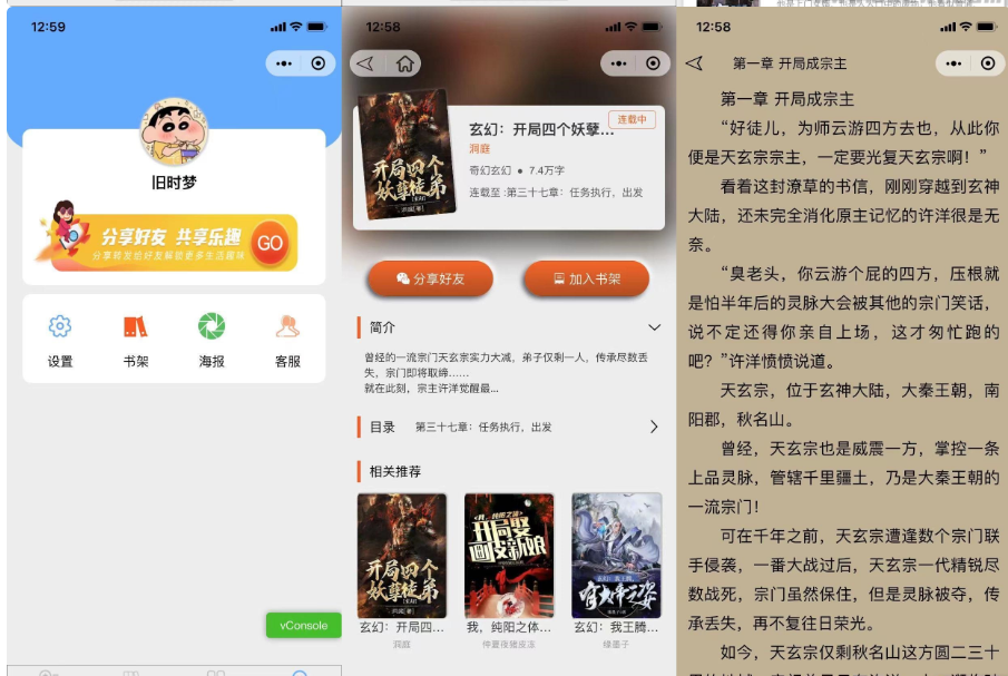 图片[2]-超火的微信小说小程序源码-自带采集带安装教程