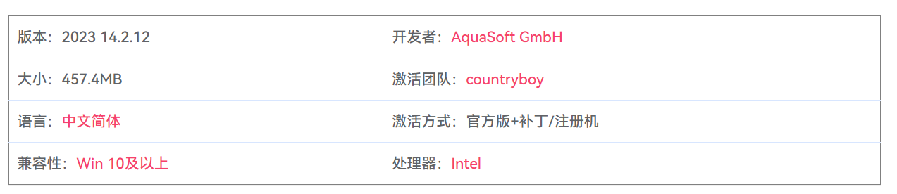 图片[2]-AquaSoft Photo Vision 2023 14.2.12 图像编辑处理