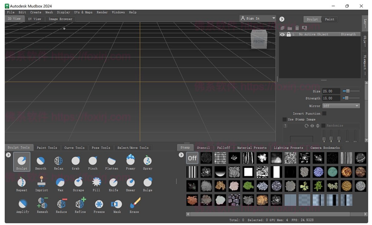 Mudbox 2024 3D数字绘画雕刻设计