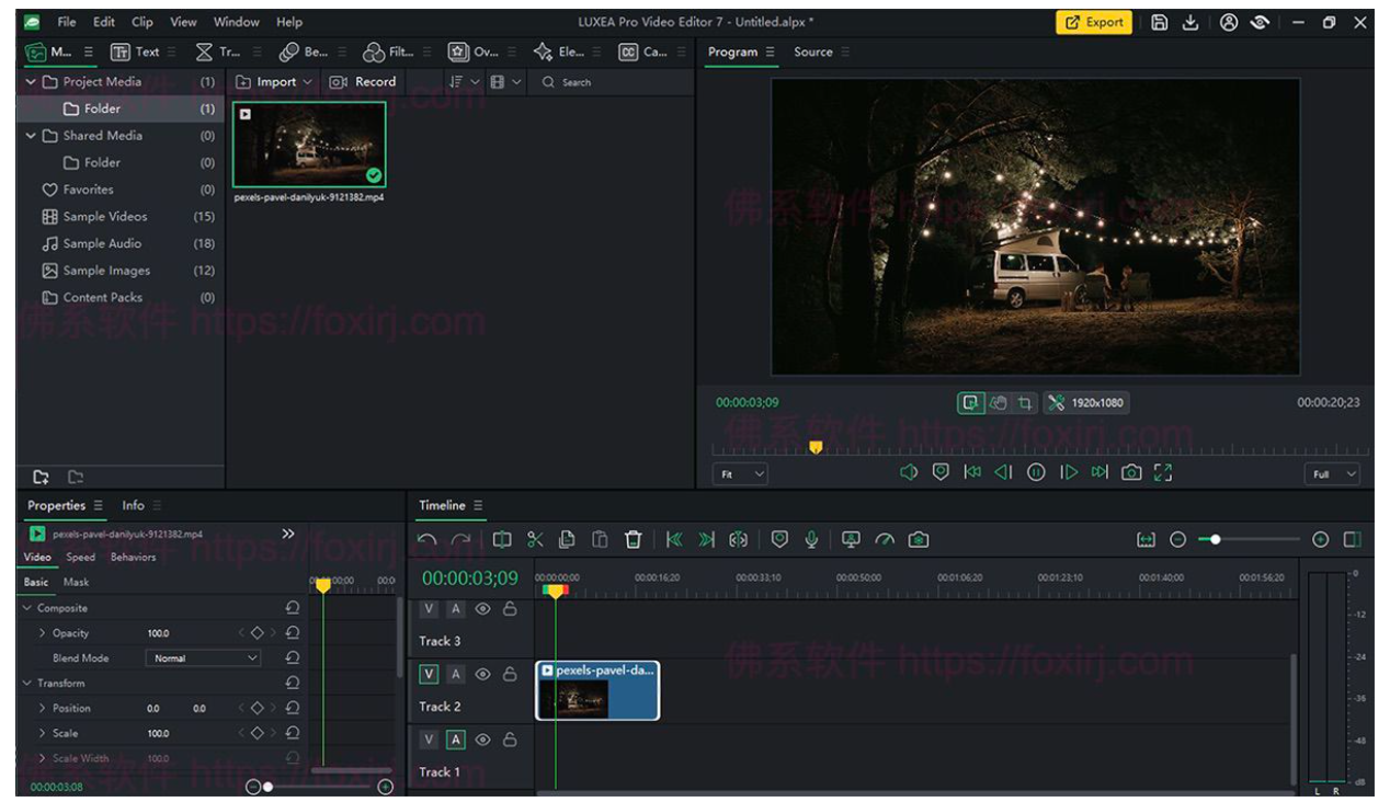 ACDSee Luxea Pro Video Editor 7.1.2.2399 +Content Packs 视频编辑处理