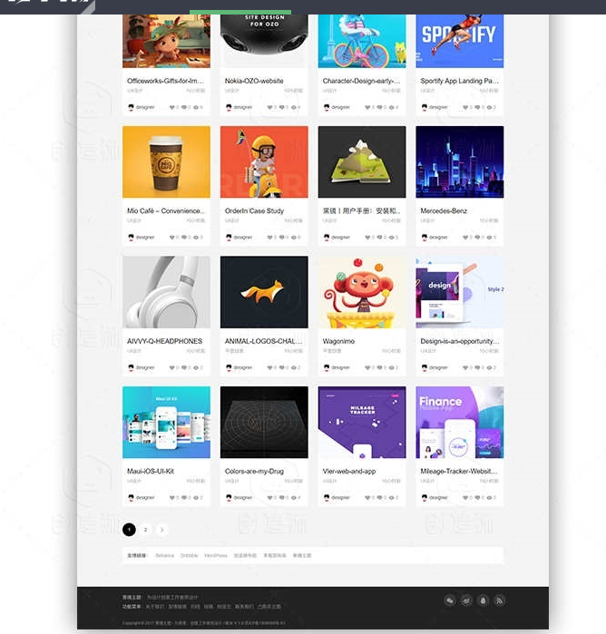 图片[2]-wordpress黑镜2.0作品图片素材下载类网站模板源码