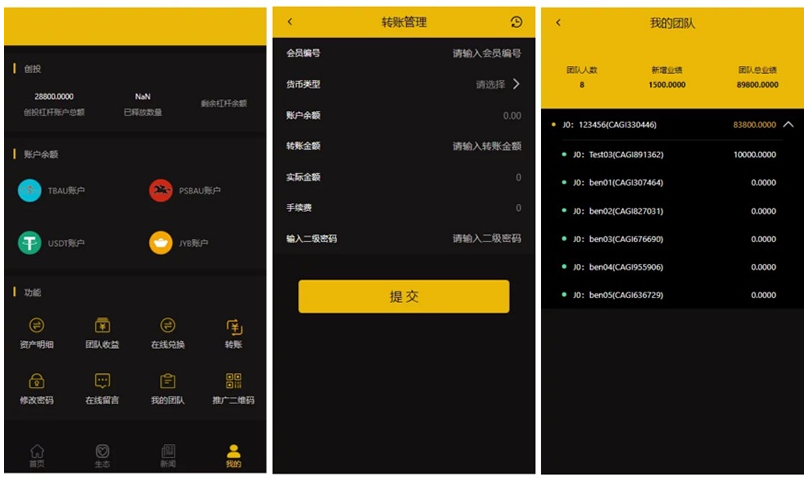 图片[2]-【CAGI虚拟币源码】理财H5网站区块链+投资分红+杠杆转账+完整运营版
