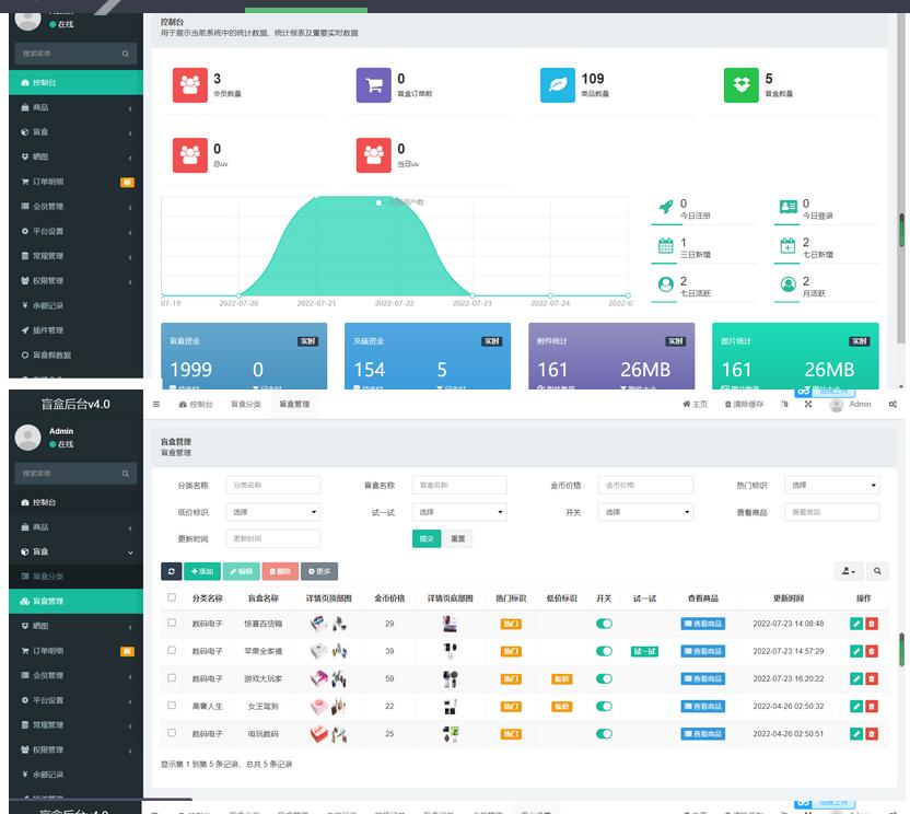 图片[4]-开源H5盲盒商城源码系统4.0|vue+TP5php框架开发开源网站+安装教程