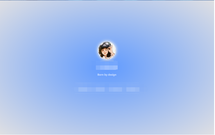 图片[2]-动态雨滴玻璃效果实现个人主页HTML源码