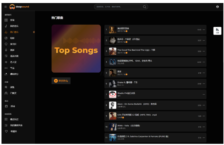 图片[2]-最新流媒体在线音乐系统网站源码| 音乐社区 | 多语言 | 开心版