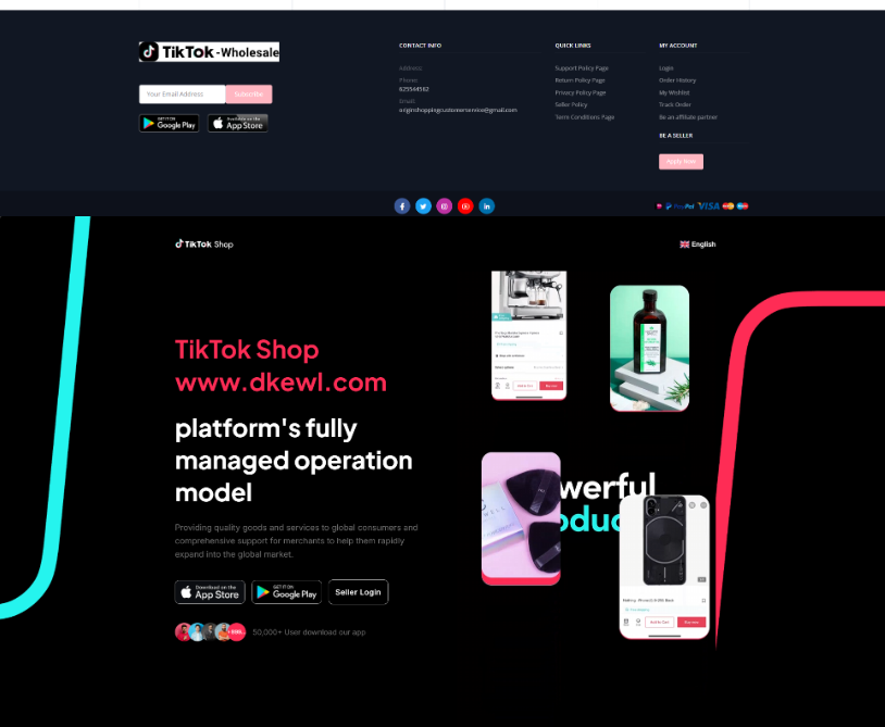 图片[4]-TikTok多语言商城系统源码+落地页 附搭建教程