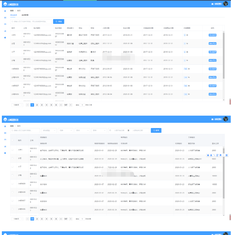 基于SpringBoot的人事管理系统源码-蜡笔傻新源码