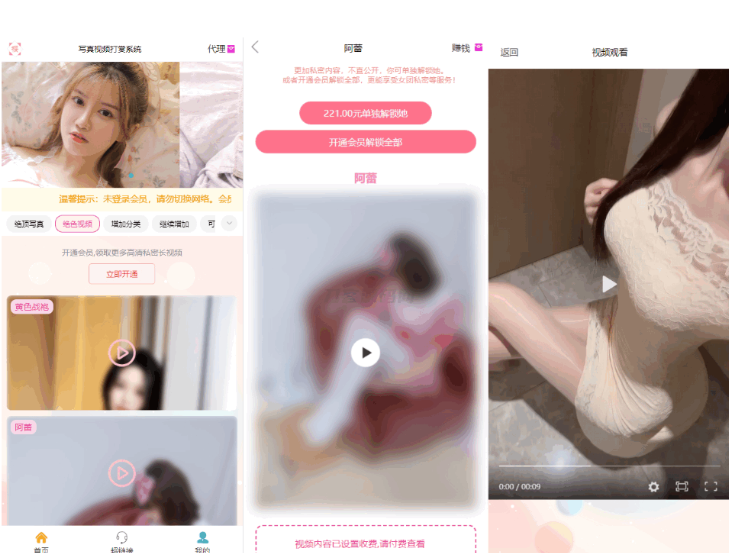 图片[3]-最新写真图片视频打赏系统源码完整可用 附教程