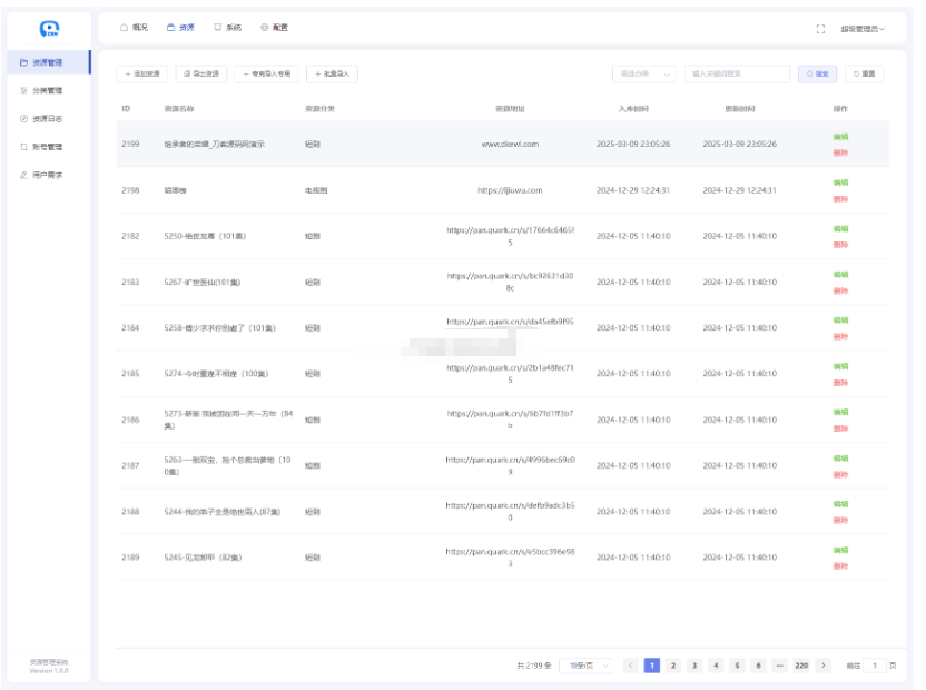 图片[5]-全新短剧影视云盘资源搜索引擎系统源码 亲测