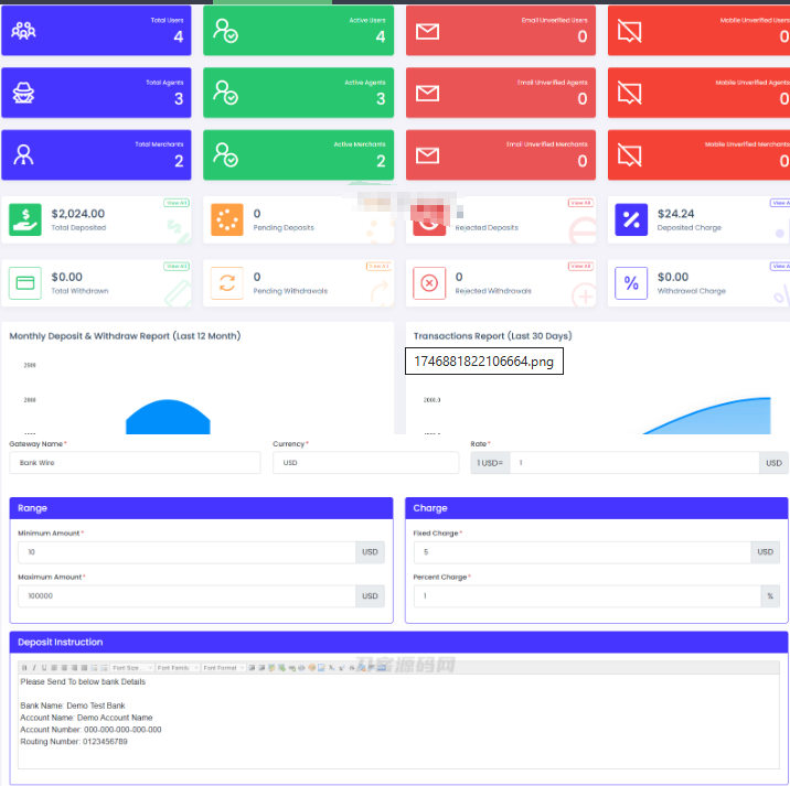 viserpay海外支付系统源码/国外支付接口 laravel后端框架
