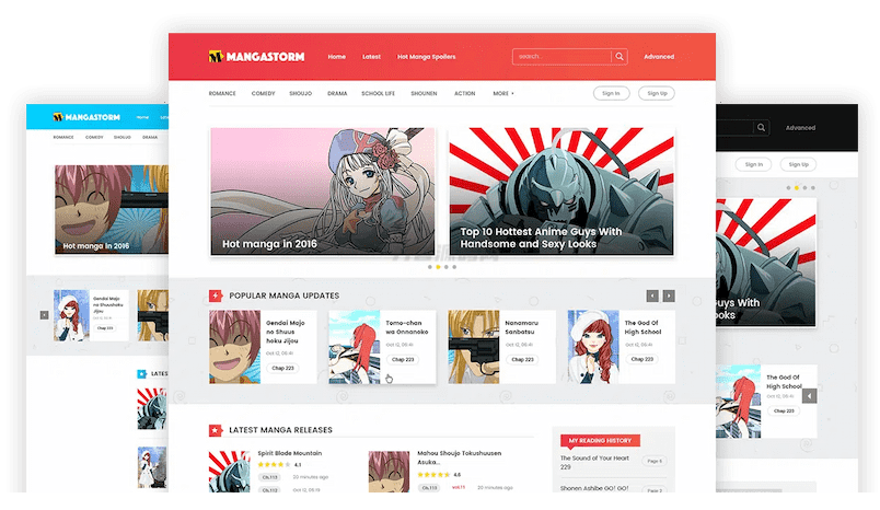 Madara 2.2.2.1主题源码 | 响应式WordPress漫画小说主题模板-蜡笔傻新源码