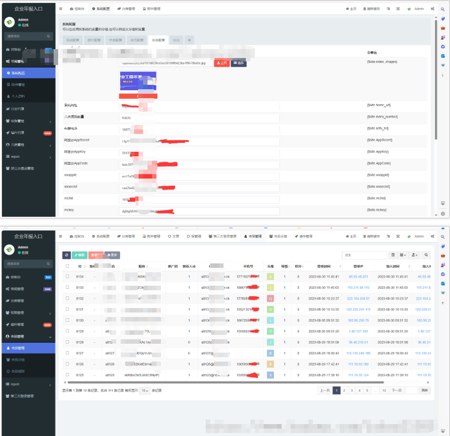 图片[4]-2025年8月企业年报服务系统/小微服务助手系统电销年报系统企业年审企业申请管理