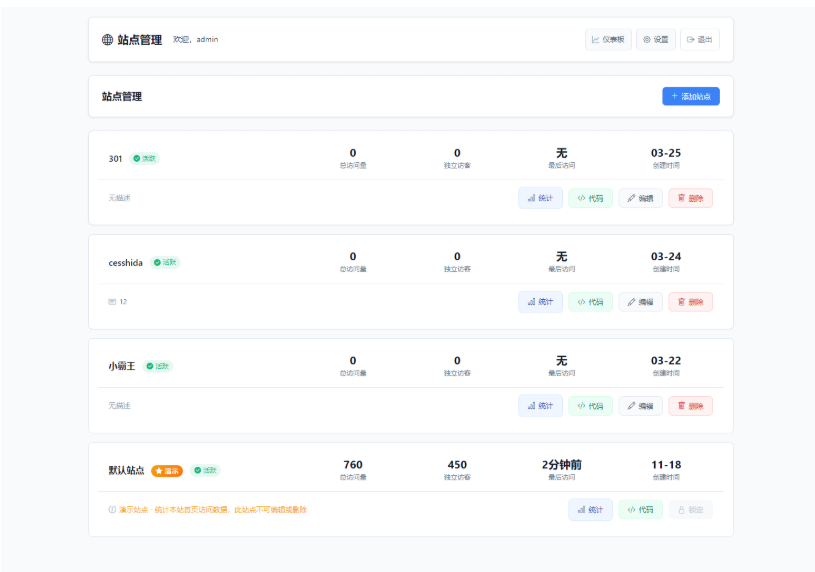 图片[3]-亲测! 极简PHP网站统计系统源码/纯净无广告/10分钟本地部署免第三方监控